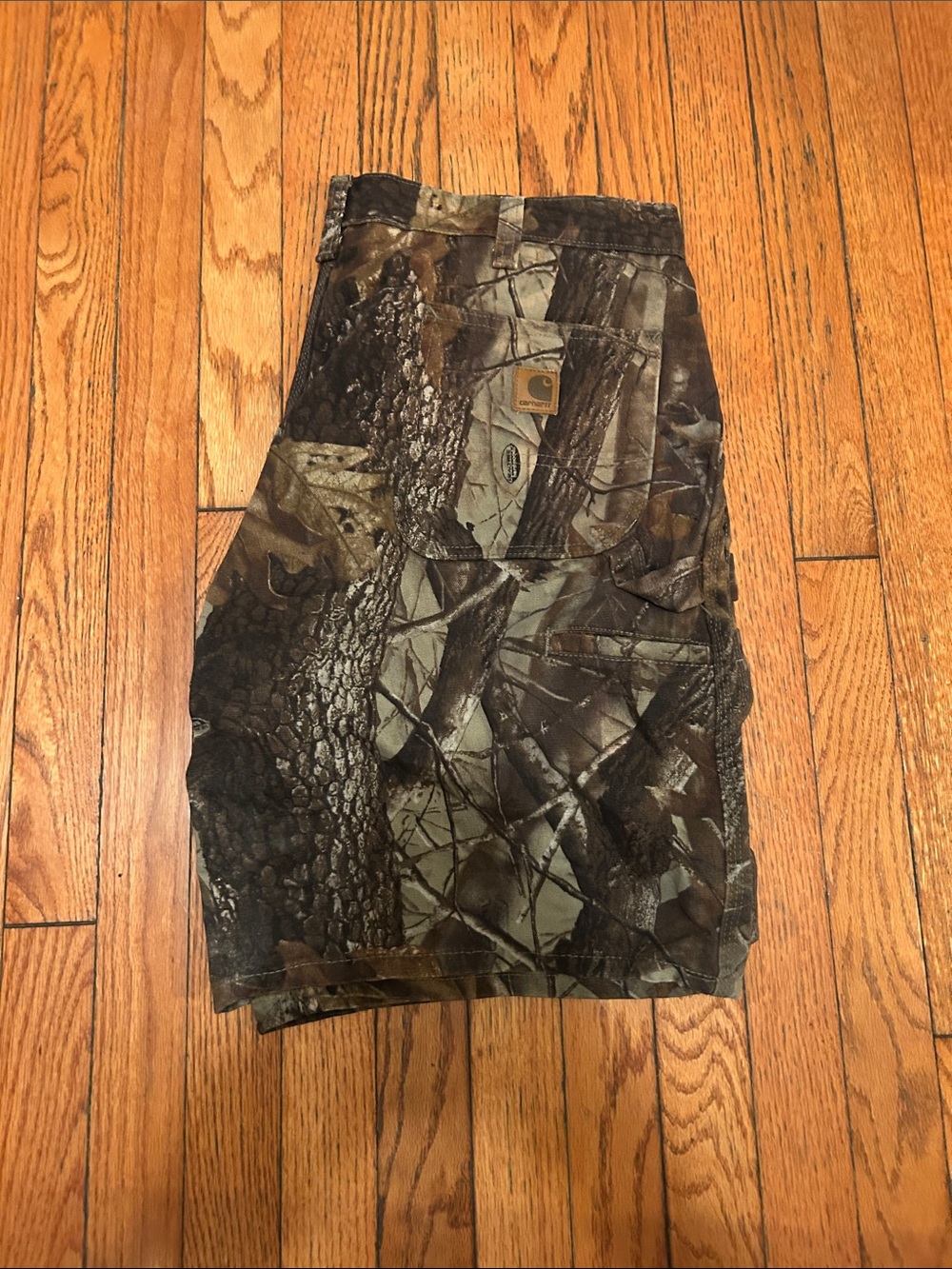 Carhartt Men's Camo Cargo Shorts - Brown / Green